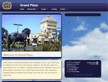Tablet Screenshot of grandplazamall.com